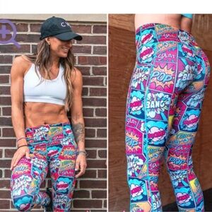 CVG Knock Out comic book leggings